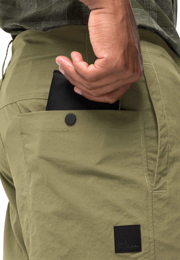 Jack Wolfskin Desert Broek Heren Olijfgroen | 28521002