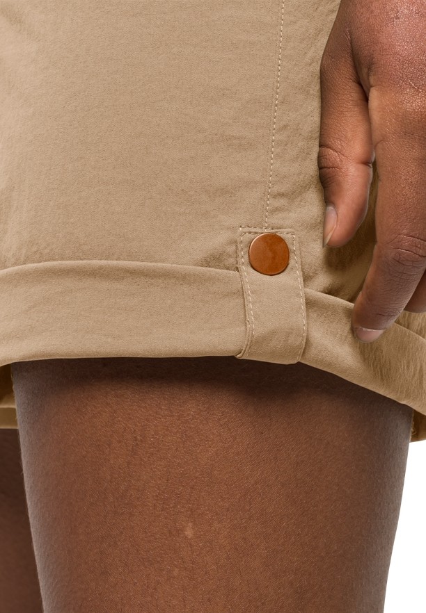 Jack Wolfskin Desert Korte Broek Dames Khaki | 48682244