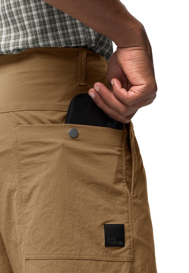 Jack Wolfskin Desert Korte Broek Heren Bruin | 69968616