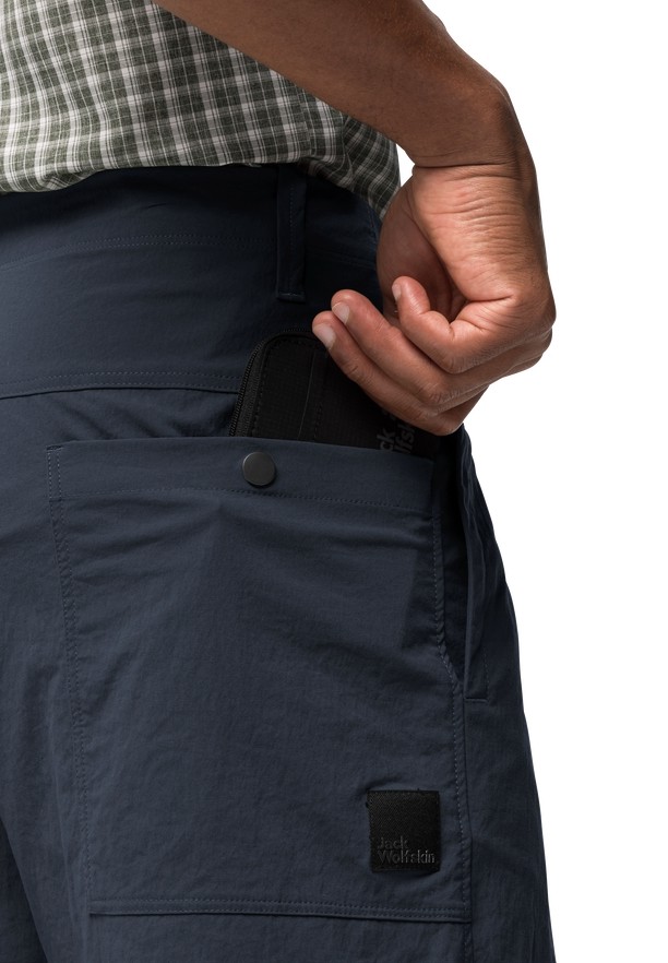 Jack Wolfskin Desert Korte Broek Heren Donkerblauw | 66390314