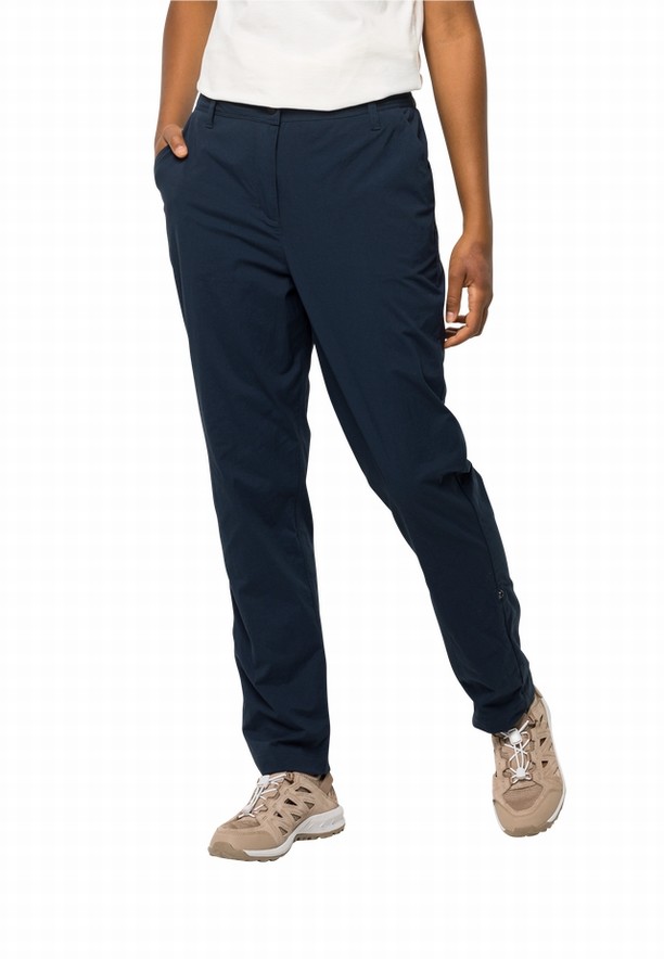 Jack Wolfskin Desert Roll Up Broek Dames Donkerblauw | 68874207