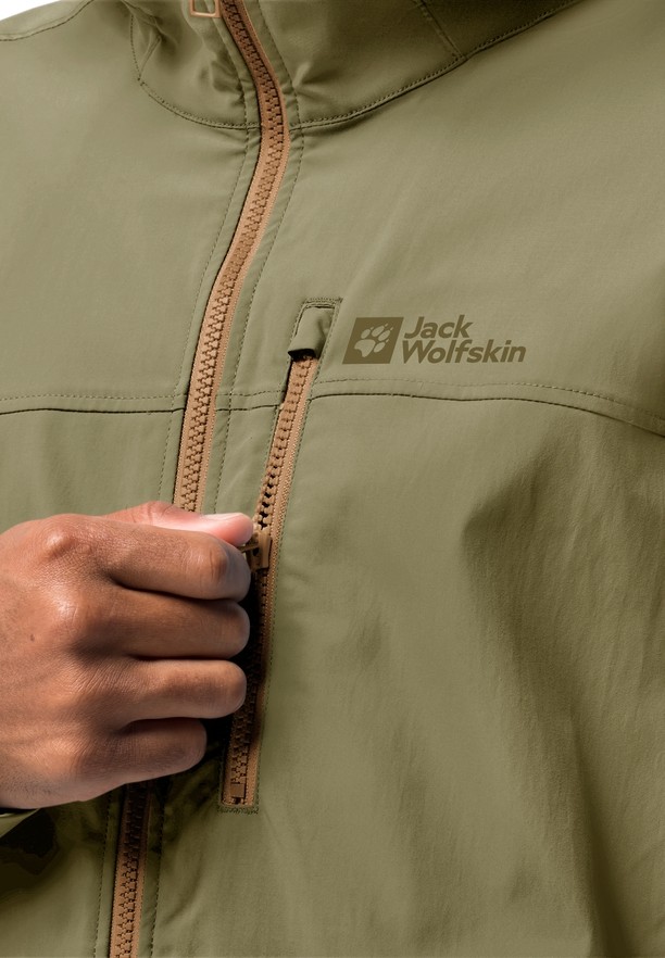 Jack Wolfskin Desert Wind Jassen Heren Olijfgroen | 73676849