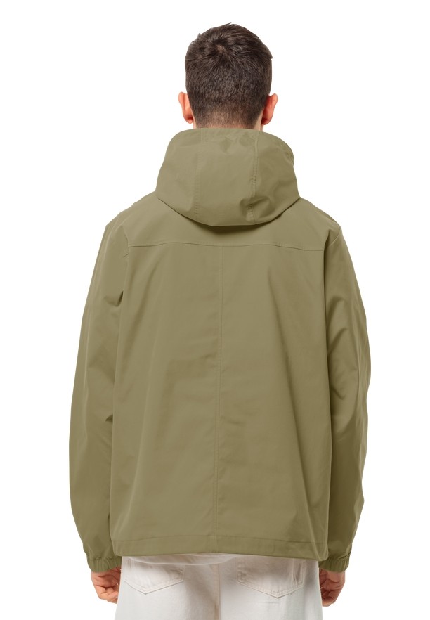 Jack Wolfskin Desert Wind Overhead Jassen Heren Olijfgroen | 68409336