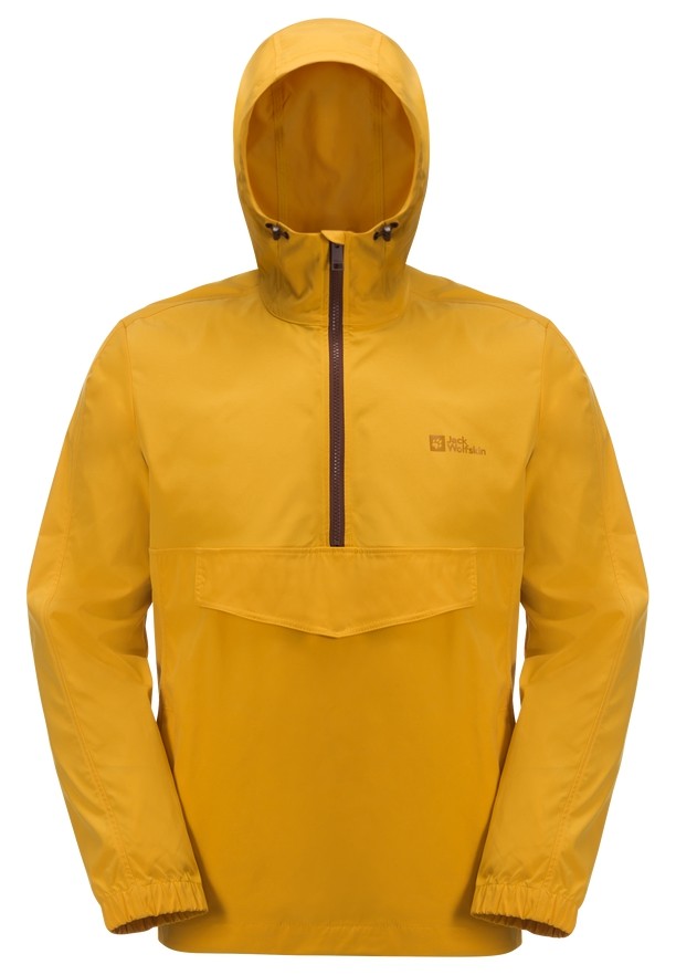Jack Wolfskin Desert Wind Overhead Jassen Heren Geel | 34356827