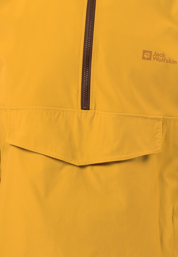 Jack Wolfskin Desert Wind Overhead Jassen Heren Geel | 34356827
