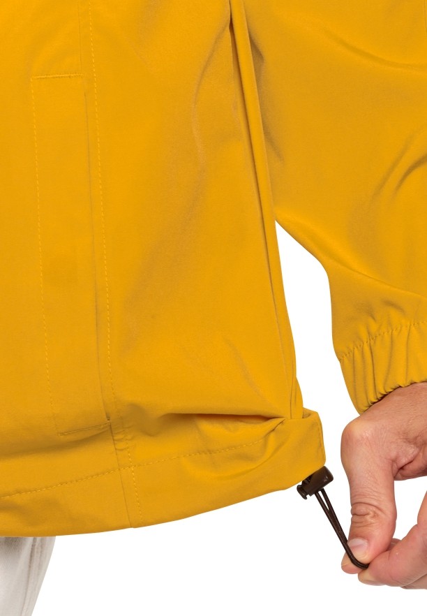 Jack Wolfskin Desert Wind Overhead Jassen Heren Geel | 34356827