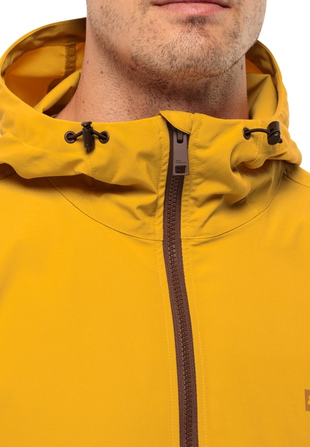 Jack Wolfskin Desert Wind Overhead Jassen Heren Geel | 34356827