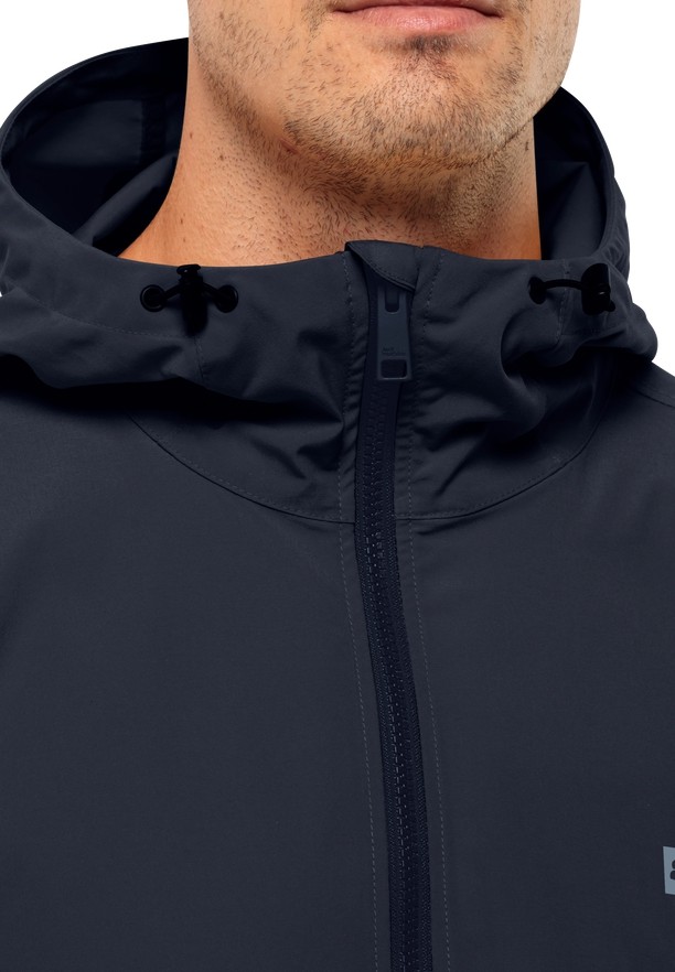 Jack Wolfskin Desert Wind Overhead Jassen Heren Donkerblauw | 48906793