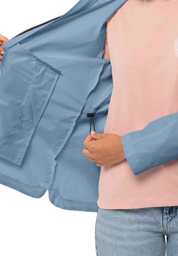 Jack Wolfskin Desert Wind Softshell Jas Dames Blauw | 59308422