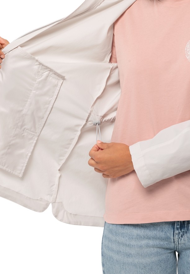 Jack Wolfskin Desert Wind Softshell Jas Dames Wit | 52653879