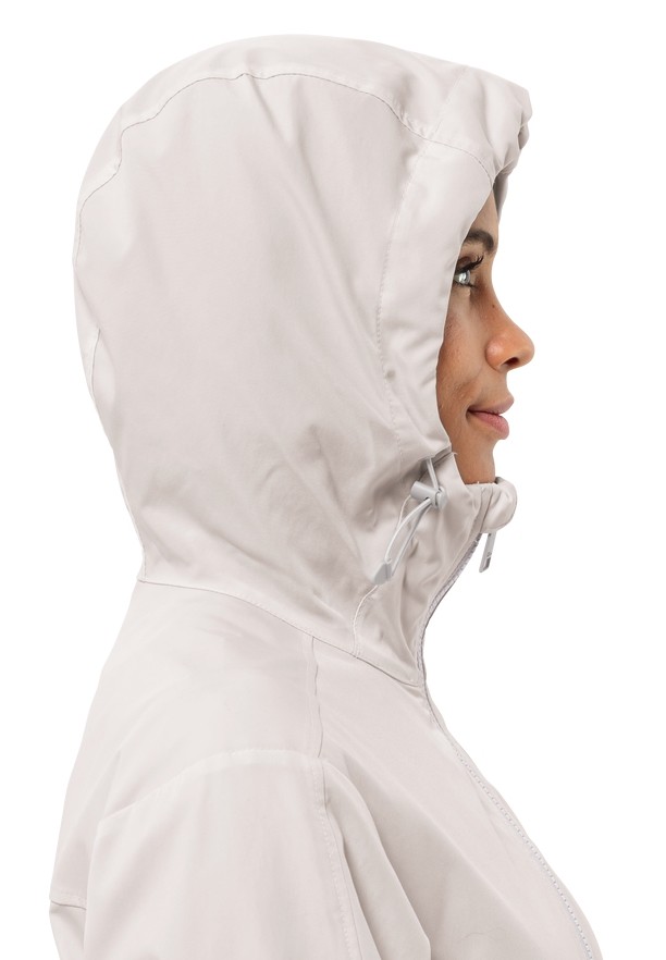 Jack Wolfskin Desert Wind Softshell Jas Dames Wit | 52653879