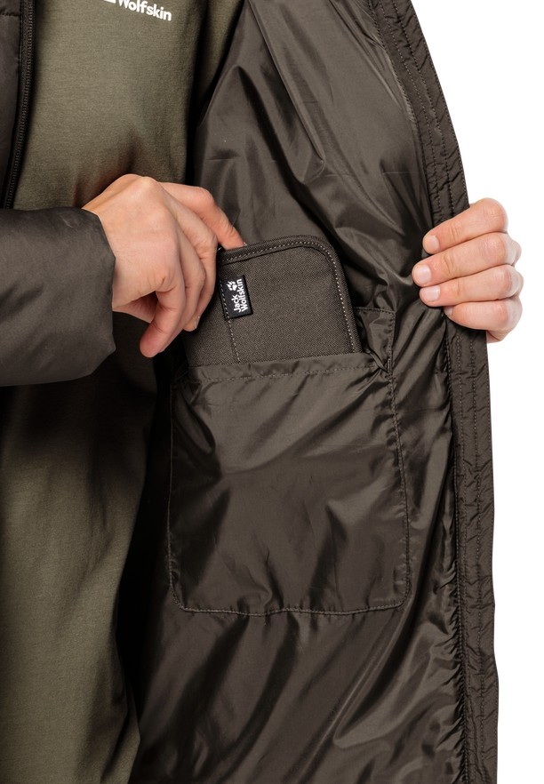 Jack Wolfskin Deutzer Long Jassen Heren Koffie | 38832105
