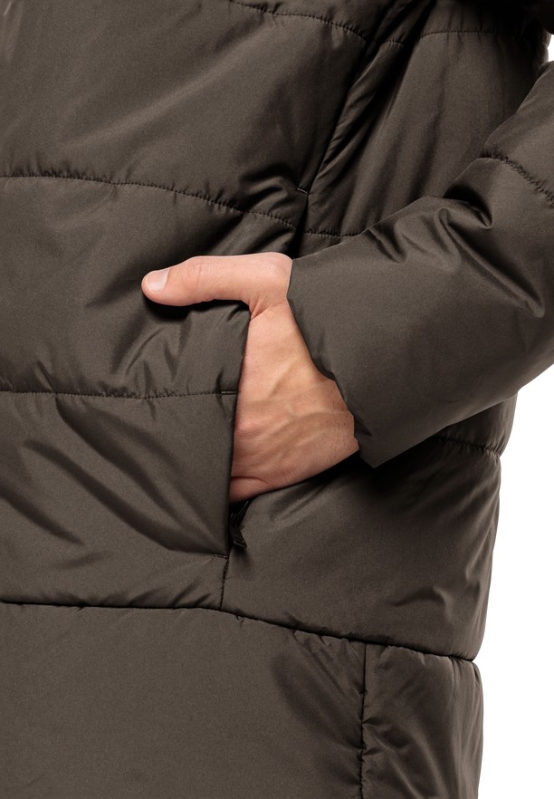 Jack Wolfskin Deutzer Long Jassen Heren Koffie | 38832105