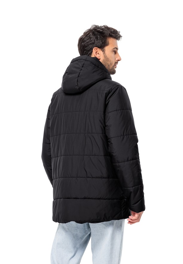 Jack Wolfskin Deutzer Long Jassen Heren Zwart | 28954660