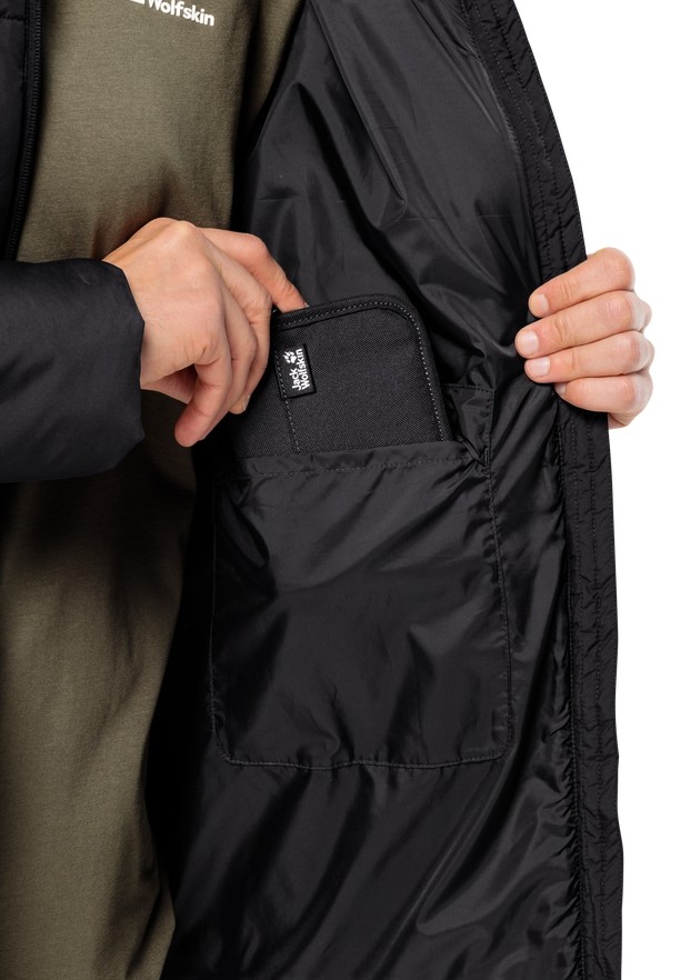 Jack Wolfskin Deutzer Long Jassen Heren Zwart | 28954660