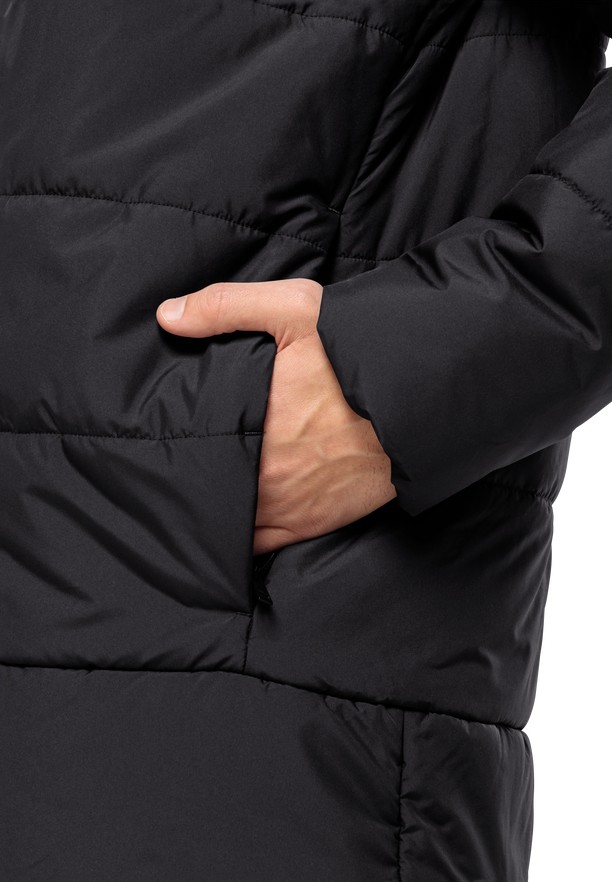 Jack Wolfskin Deutzer Long Jassen Heren Zwart | 28954660