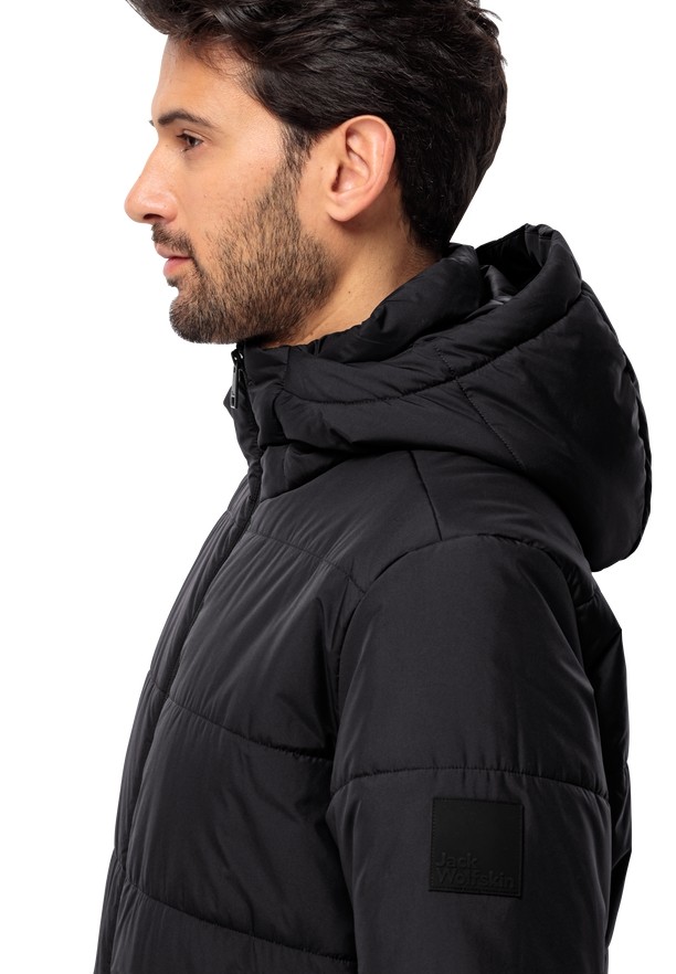 Jack Wolfskin Deutzer Long Jassen Heren Zwart | 28954660