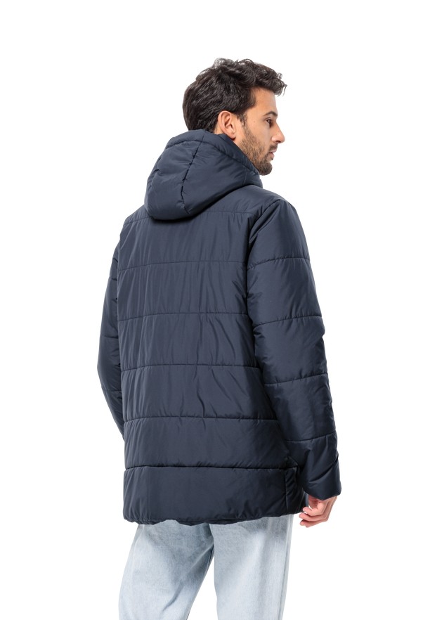 Jack Wolfskin Deutzer Long Jassen Heren Donkerblauw | 97359735