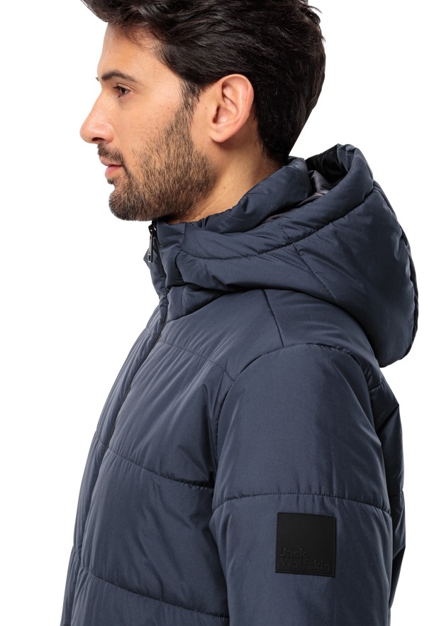 Jack Wolfskin Deutzer Long Jassen Heren Donkerblauw | 97359735