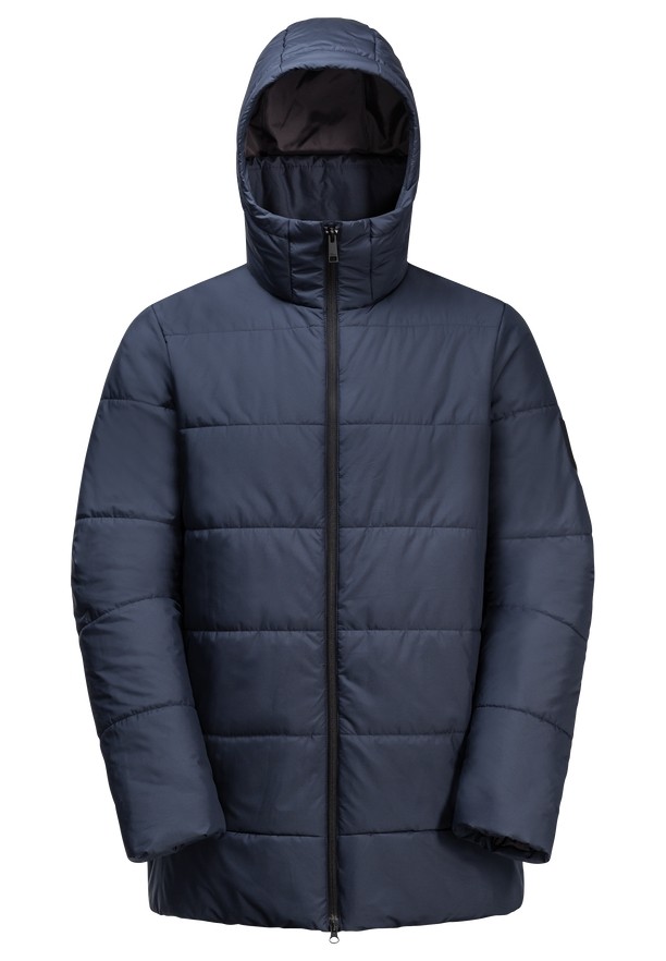 Jack Wolfskin Deutzer Long Jassen Heren Donkerblauw | 97359735