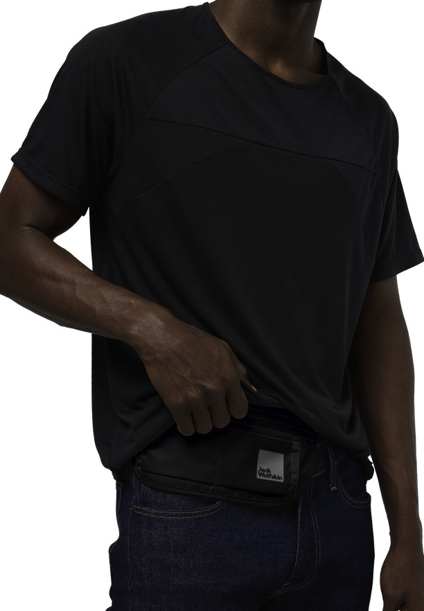 Jack Wolfskin Document Belt De Luxe Heuptas Heren Zwart | 58119202