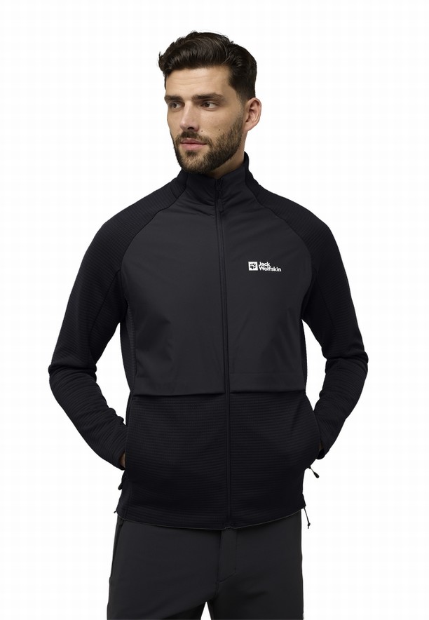 Jack Wolfskin Dormer Fleece Jassen Heren Zwart | 10576518