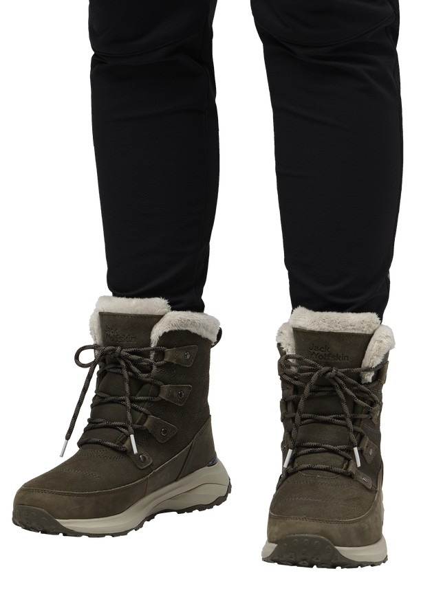 Jack Wolfskin Dromoventure Texapore High Winterschoenen Dames Koffie | 37175463