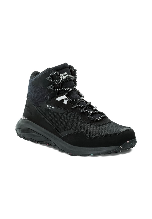 Jack Wolfskin Dromoventure Texapore Mid Outdoorschoenen Heren Zwart | 82681045