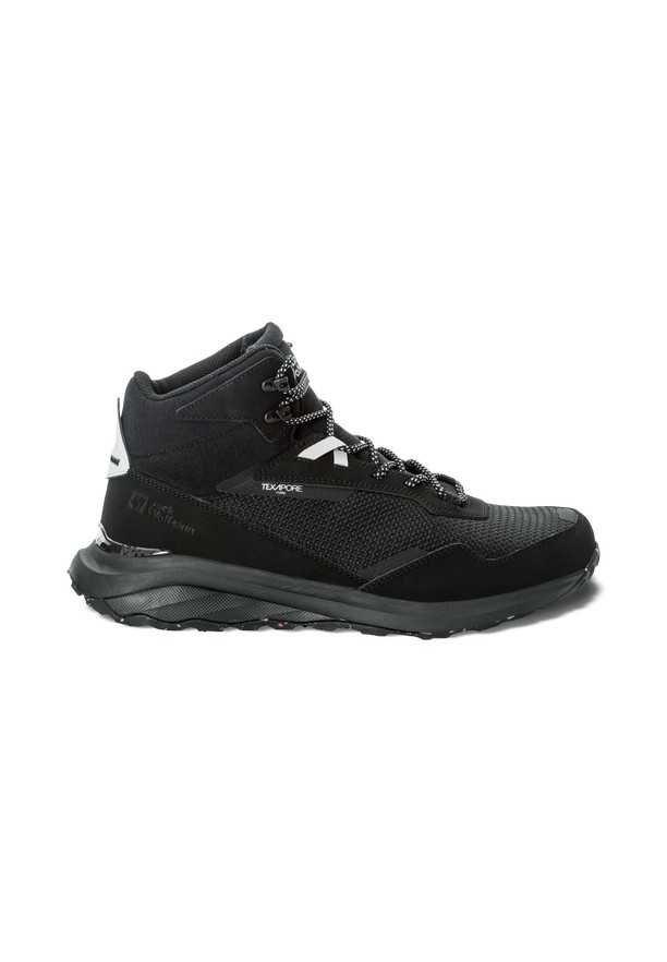 Jack Wolfskin Dromoventure Texapore Mid Outdoorschoenen Heren Zwart | 82681045