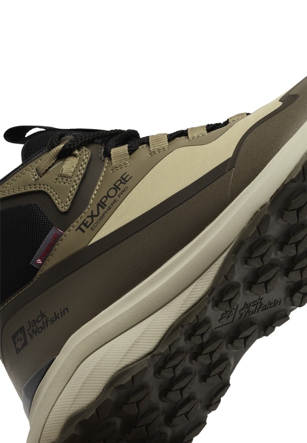 Jack Wolfskin Dromoventure Wt Texapore Mid Outdoorschoenen Heren Koffie | 10114519