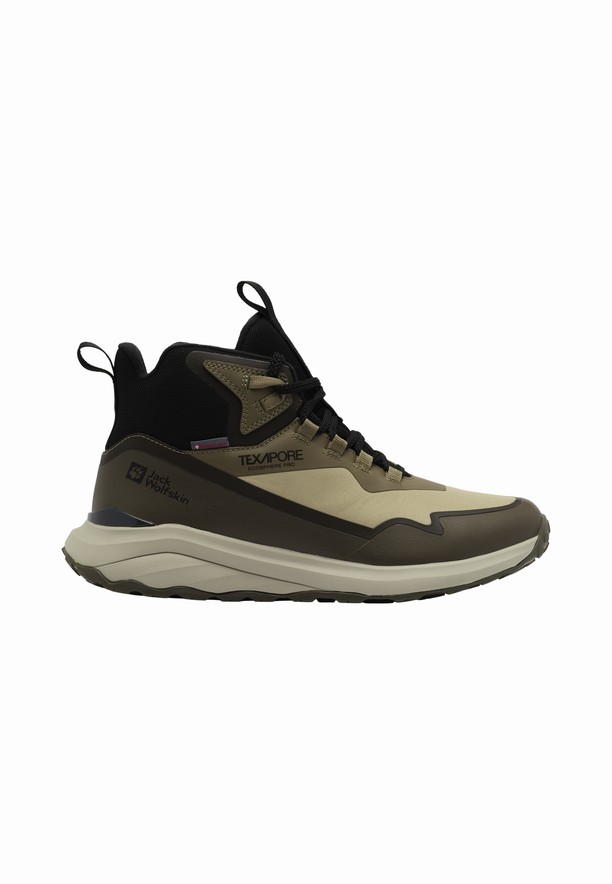 Jack Wolfskin Dromoventure Wt Texapore Mid Outdoorschoenen Heren Koffie | 10114519