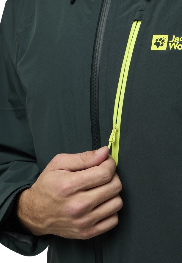 Jack Wolfskin Eagle Peak 2l Regenjassen Heren Groen | 59201247