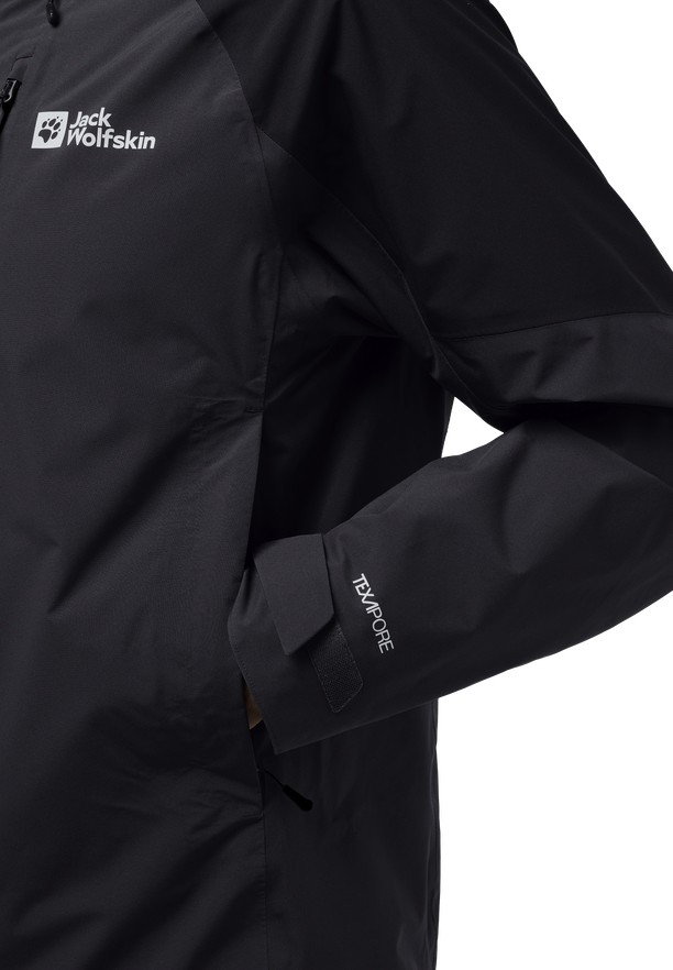 Jack Wolfskin Eagle Peak 2l Regenjassen Heren Zwart | 70770026