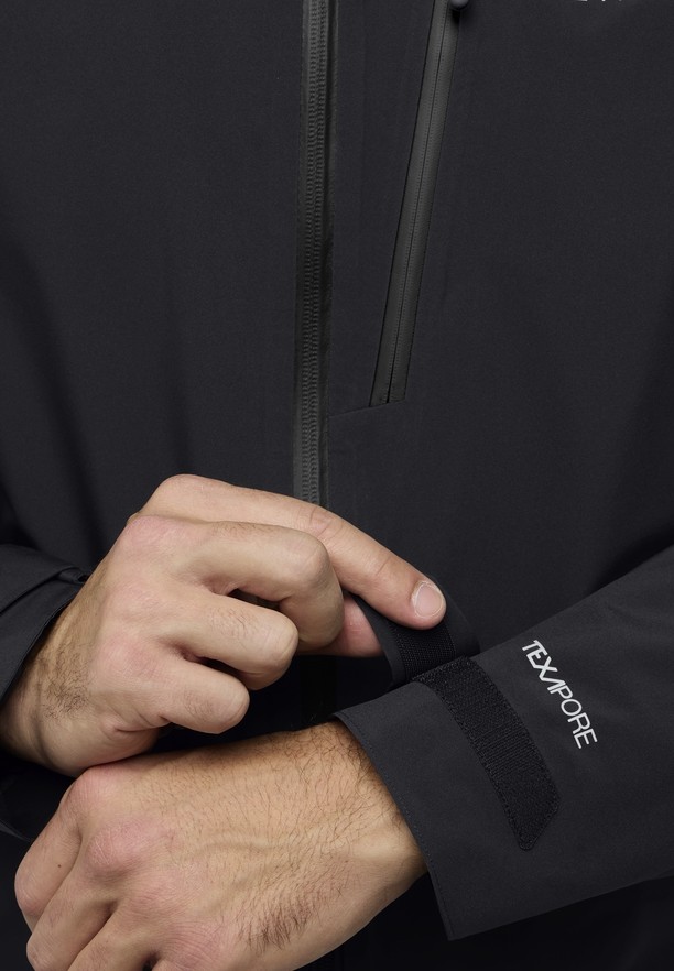 Jack Wolfskin Eagle Peak 2l Regenjassen Heren Zwart | 70770026