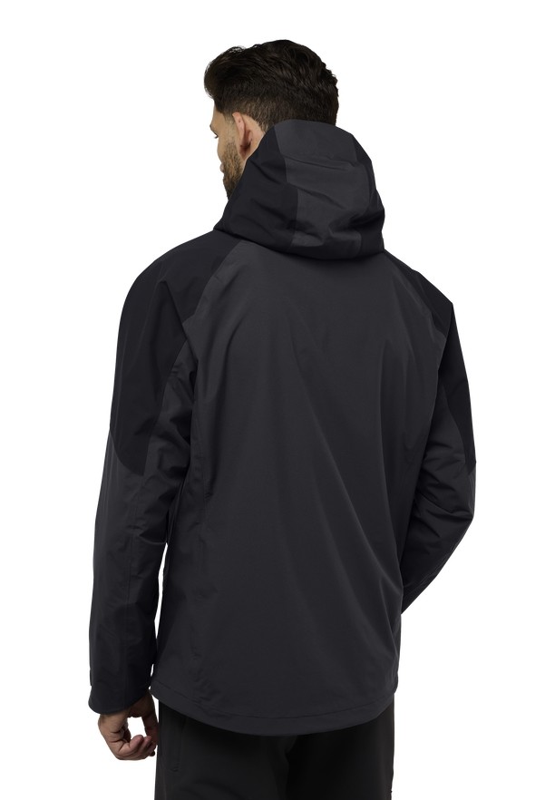 Jack Wolfskin Eagle Peak 2l Regenjassen Heren Zwart | 70770026