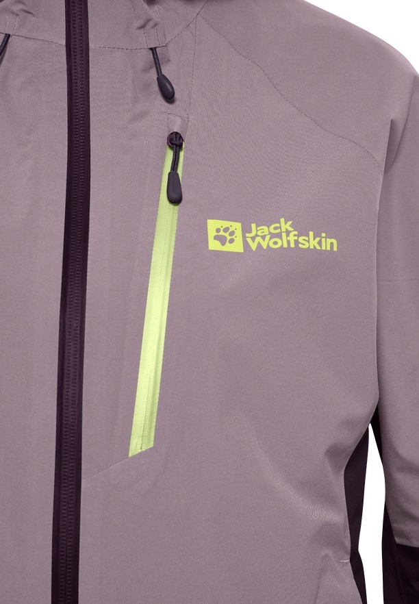 Jack Wolfskin Eagle Peak 2l Regenjassen Dames Paars | 57330248