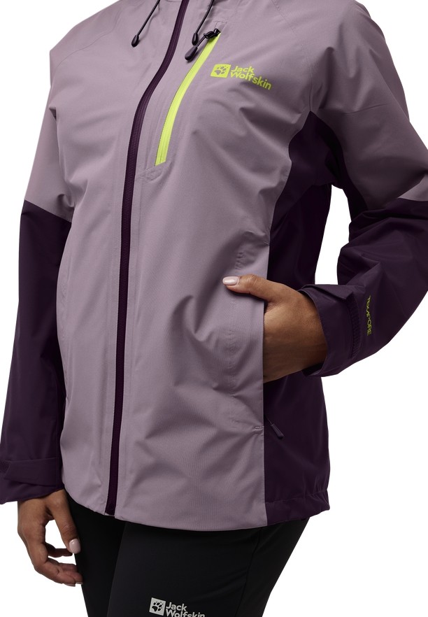 Jack Wolfskin Eagle Peak 2l Regenjassen Dames Paars | 57330248
