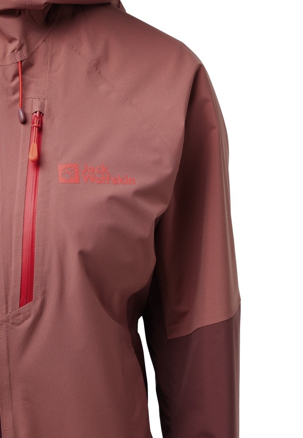 Jack Wolfskin Eagle Peak 2l Regenjassen Dames Rood | 96968134