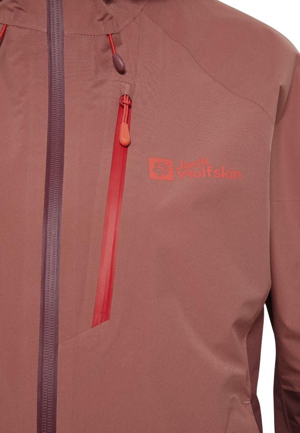 Jack Wolfskin Eagle Peak 2l Regenjassen Dames Rood | 96968134