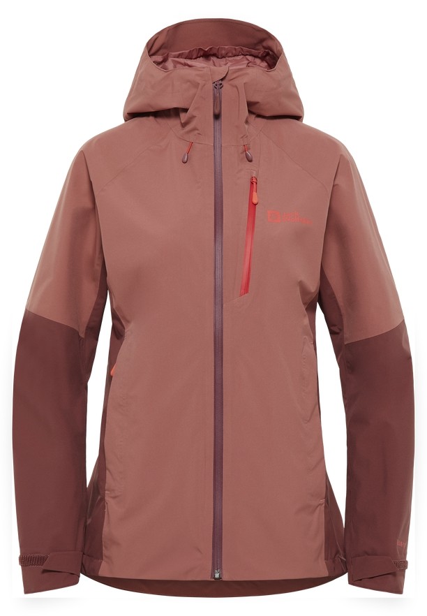 Jack Wolfskin Eagle Peak 2l Regenjassen Dames Rood | 96968134