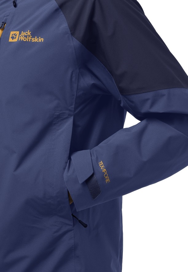 Jack Wolfskin Eagle Peak 2l Regenjassen Heren Donkerblauw | 91745323