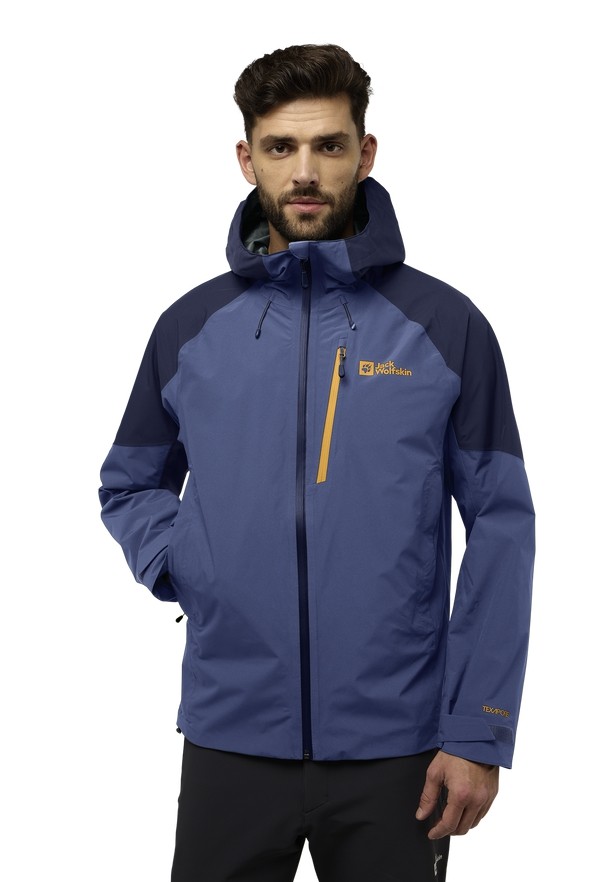 Jack Wolfskin Eagle Peak 2l Regenjassen Heren Donkerblauw | 91745323
