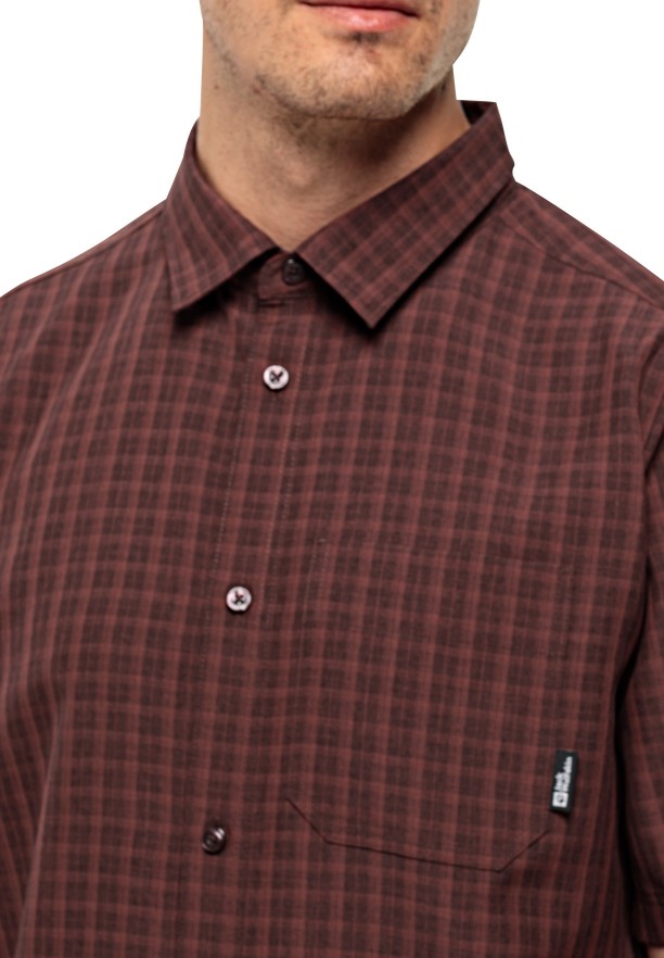 Jack Wolfskin El Dorado Overhemd Heren Chocola | 26789724
