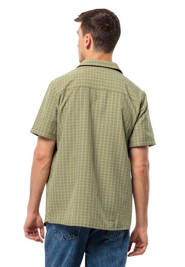 Jack Wolfskin El Dorado Overhemd Heren Olijfgroen | 73056427