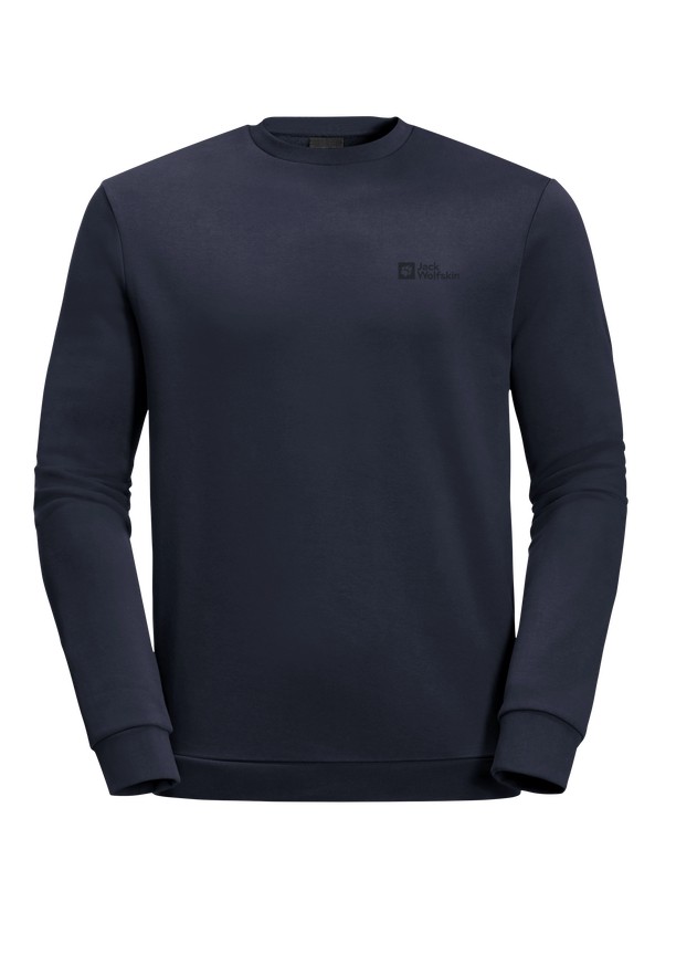 Jack Wolfskin Essential Crewneck Sweatshirts Heren Donkerblauw | 22137789