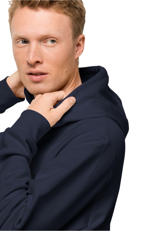 Jack Wolfskin Essential Hoodie Heren Donkerblauw | 98294392