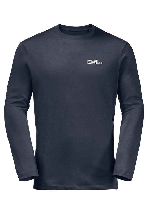 Jack Wolfskin Essential Longsleeve T-shirts Heren Donkerblauw | 62055977