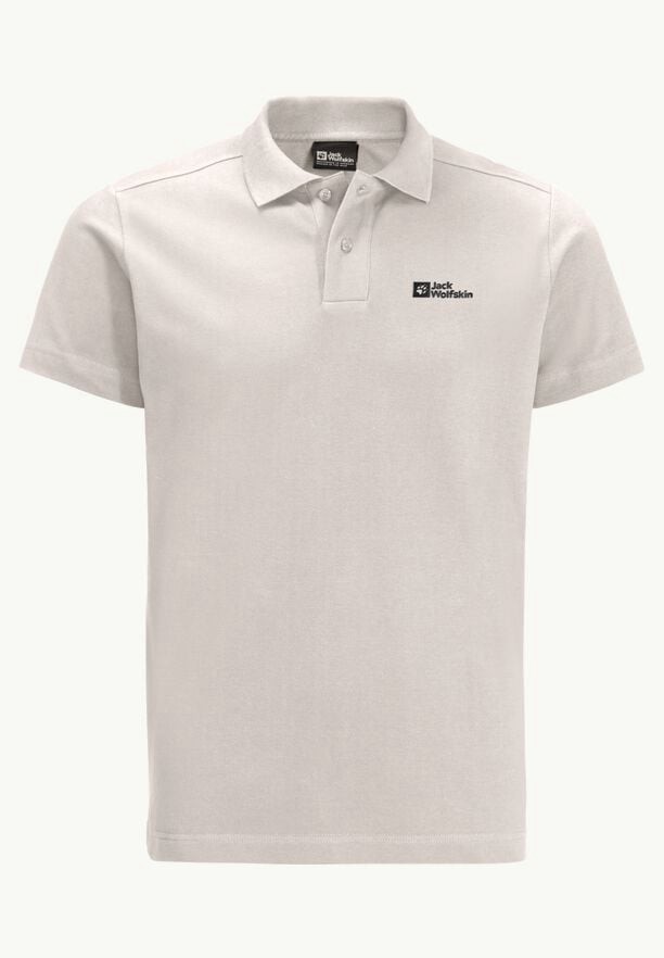 Jack Wolfskin Essential Poloshirt Heren Beige | 46043324
