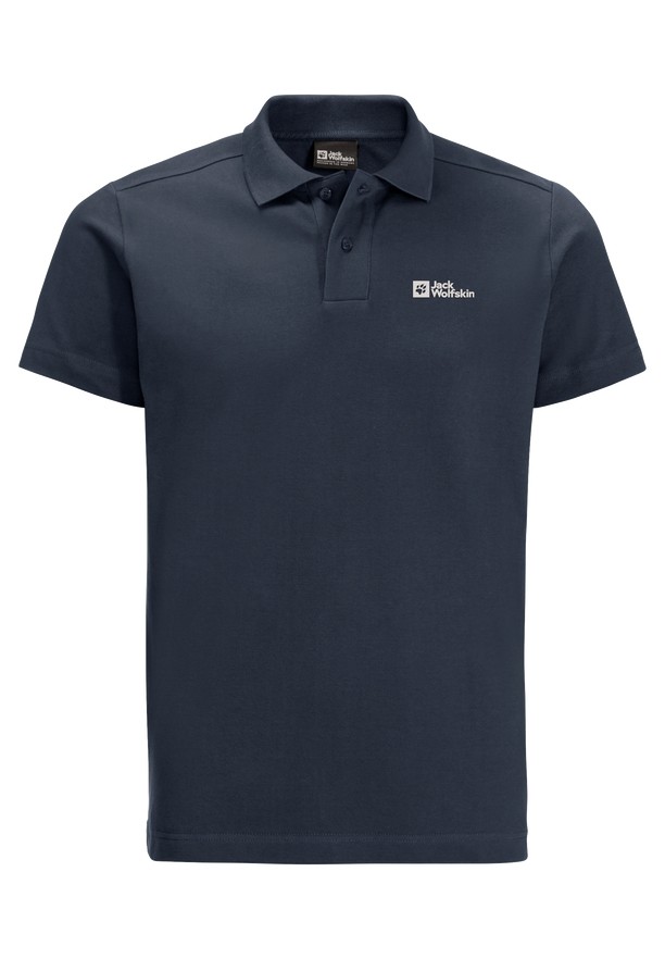 Jack Wolfskin Essential Poloshirt Heren Donkerblauw | 46455009