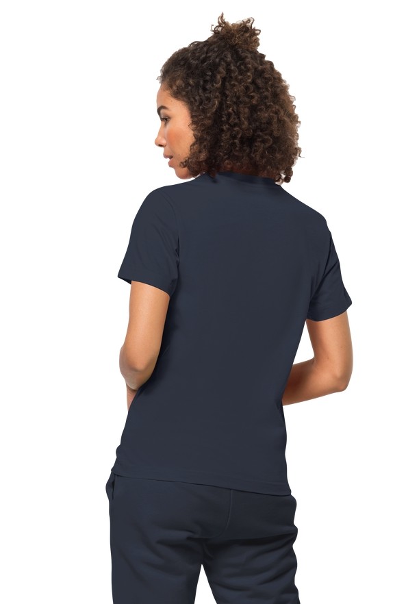 Jack Wolfskin Essential T-shirts Dames Donkerblauw | 84347692